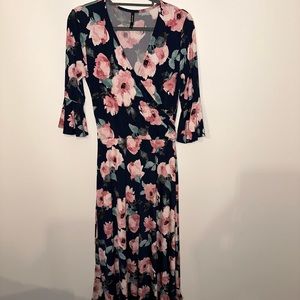 Janette Floral Maxi dress